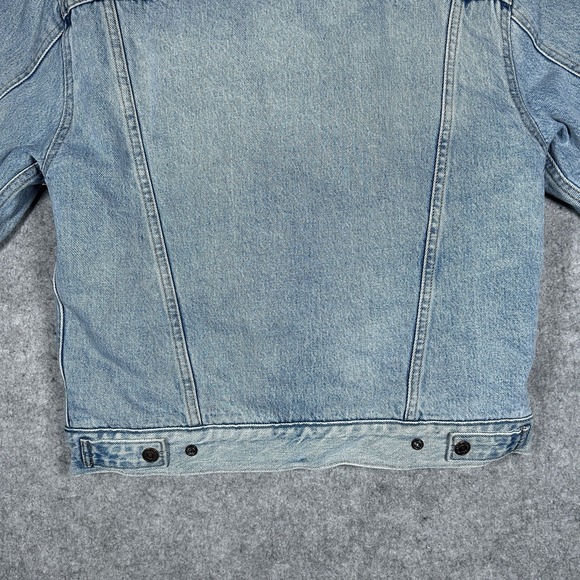 Signature by Levi Strauss Light Blue Denim Jacket with Cream Collar - Picture 10 of 14
